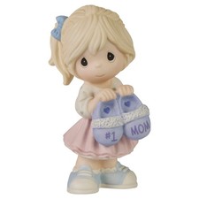 Precious Moments #1 Mom Girl with Slippers Fi...