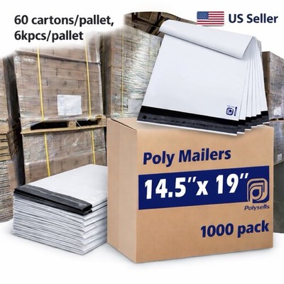 BULK 14.5X19 Poly Mailers Envelopes Self Sealing Shipping Mailers Bags  60000pcs