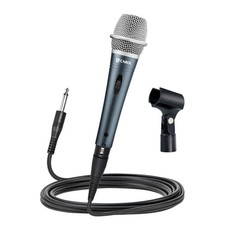 CAROL E dur-916S Silver XLR Wired Vocal Microphone for Singing   Dynamic S