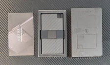 Ekster Cardholder Pro Carbon Fiber Minimalist Aluminum Wallet Holds 1 - 14 Cards