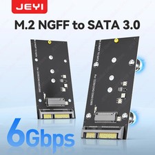 JEYI M.2 NGFF to SATA 3.0 Adapter Card with Magnetic for 2230/42/60/80 NGFF SSD