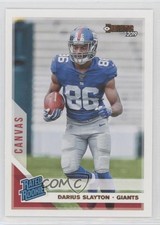 2019 Panini Donruss Rated Rookie Canvas Darius Slayton #338 fm0