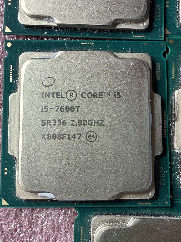 Lote de 8 procesadores CPU Intel Core i5-7600T 2,80 GHz cuatro núcleos SR336 LGA1151 Foto 2 de 2