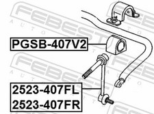 Für FEBEST PGSB-407V2 FRONT STABILIZER BAR BUSH D24.5