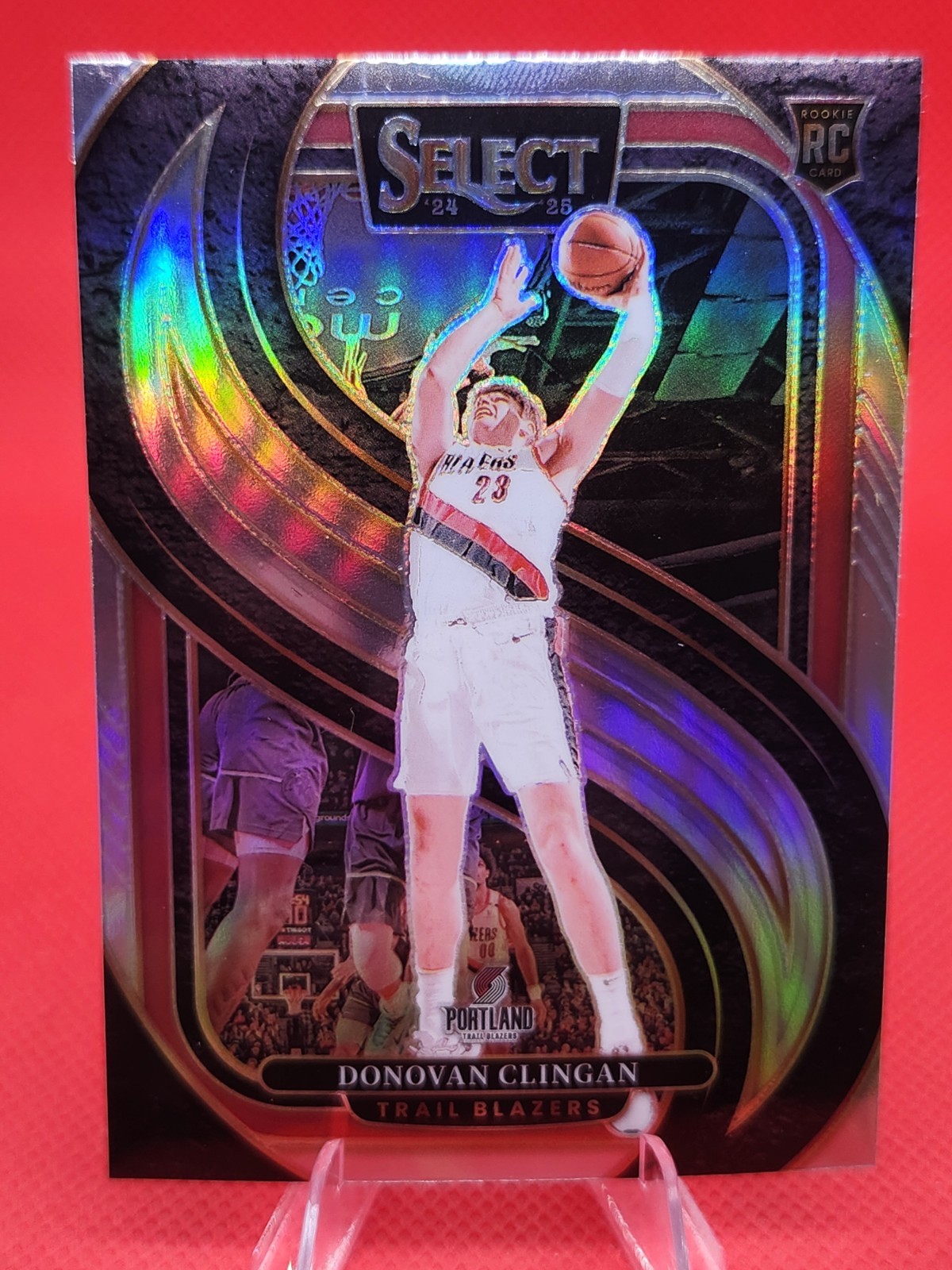 2024-25 Panini Select - Premier Level Donovan Clingan #199 Silver Prizm (RC)