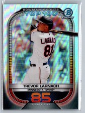 2021 Bowman Chrome Scouts Top 100  #85 Trevor Larnach Ref RC