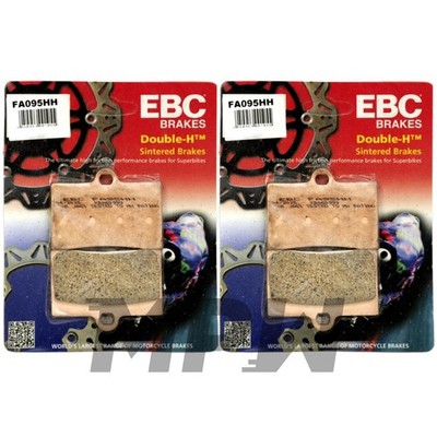 Honda CBR 900 Evolution Blade 1999 EBC FA095HH Sintered Brake Pads Kit Front L&R