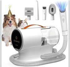 AIRROBO Dog Grooming Vacuum Kit,12000Pa Strong Pet Vacuum for Shedding,Groomi...