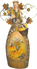 Tii Collections Harvest Angel, Fall Autumn Thanksgiving Figurine Centerpiece