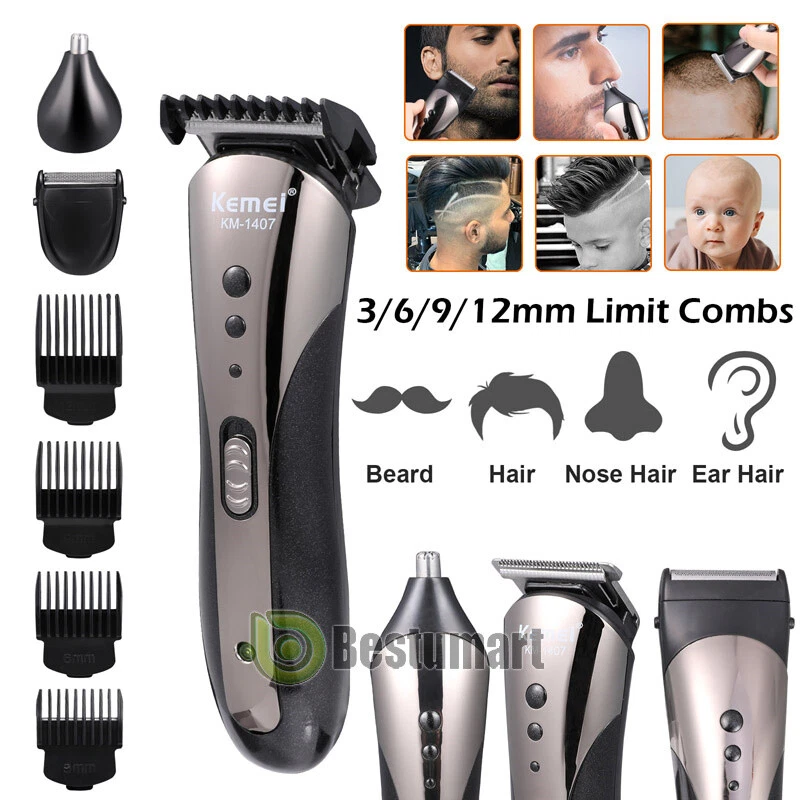 Máquinas Profesionales Para Cortar Cabello Maquina Corte Barba Cortadora De Pelo — 第 4/4 张图片