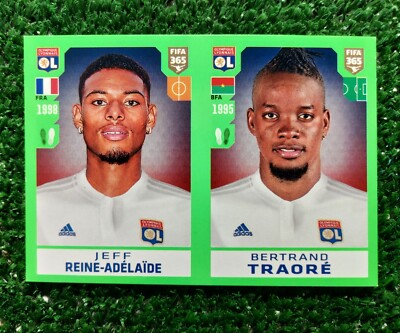 PANINI FIFA 365 2020 LYONE FIGURE No. 133 QUEENS ADELAIDE TRAORE FOOTBALL  