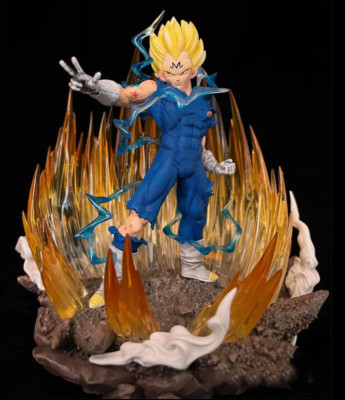 DBZ Vegeta Super Saiyan Anime Action Figure PVC Resin Statue Gift Collectible