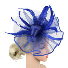 Women Fascinator Hat Ladies' Day Cocktail Tea Party Headband Wedding Hair Clip