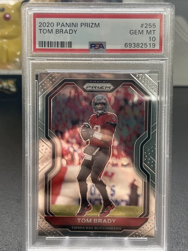 2020 Panini Prizm #255 Tom Brady Tampa Bay Buccaneers PSA 10 GEM MINT