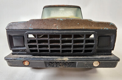 Vintage Nylint Horse Ranch Pressed Steel Brown Pick Up Truck