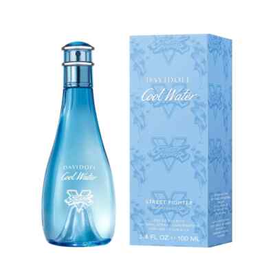 Davidoff Cool Water Street Fighter Champion Summer Edition Her 100ml EDT NEW