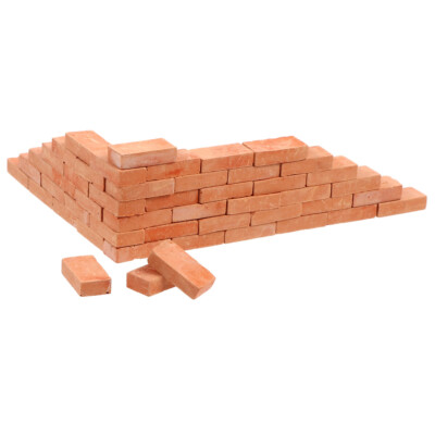 50PCS Scale Wall Bricks Table Miniature Ornament Table Miniature Ornament