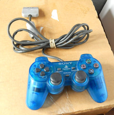Official Sony PlayStation 1 PS1 Analog Controller SCPH-1200 Island Blue OEM