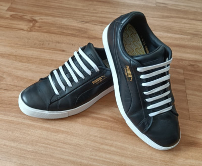Black Puma Fusion Retro Spikeless Golf Shoes ---- Size 39 EU, 6 UK, 7 US 