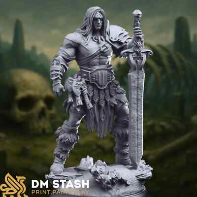 Giant Goliath Barbarian Mini | Large Greatsword Champion Fighter | By DM Stash