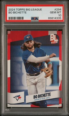 Bo Bichette SUPER RARE RED FOIL Blue Jays PSA 10 GEM MINT 2024