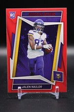 Jalen Nailor, Minnesota Vikings, 2022 Panini Rookies & Stars, RC, Red, #159