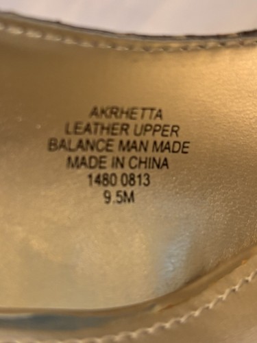 Anne Klein Akramita Gold Slingback Platform Heel Size 9.5 M Preowned In Box - Picture 9 of 9