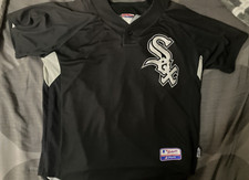 Authentic Majestic Chicago White Sox Jersey Men's Black MLB Cool Base