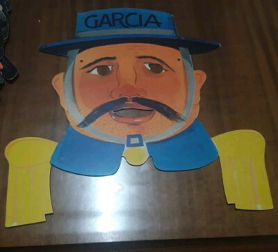 Vintage 1960s Cardboard CARNIVAL MASK Collectible Subject 9