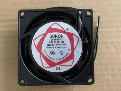 Ventola SUNON SF8025AT 80x80x25mm 200/240V 0,07A 2pin – Raffreddamento Per Apparecchiature