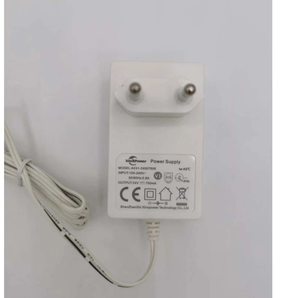 Xinspower A241-2400750E 24V 0.75A 18W 5.5x2.1mm AC Adapter Transformer - Image 2 of 3