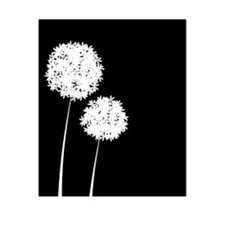 Memory Box Wood Mounted Rubber Stamp "Reverse Allium" E1834 Cardmaking