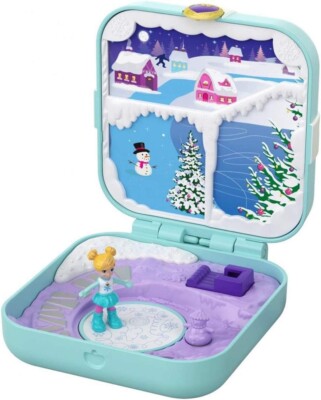 Polly Pockets Hidden Hideouts Frosty Fairy Tale Compact