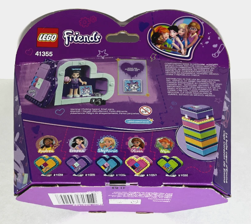 LEGO Friends Emma s Heart Box 41355 NISB 673419300247 eBay