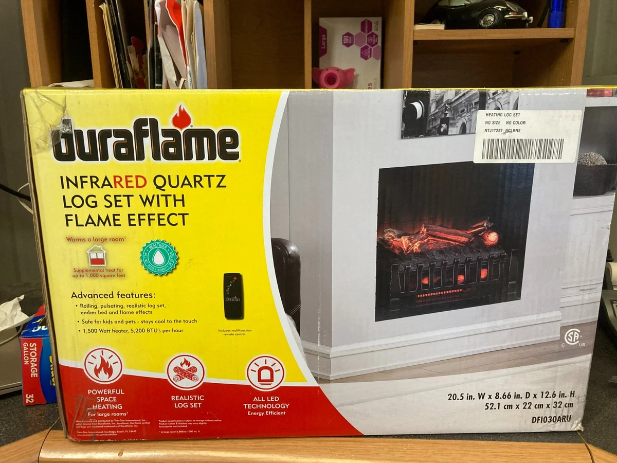 Duraflame DFI030ARU Infrared Quartz Set Heater with Realistic Ember Bed and  Logs | eBay