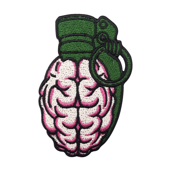 Lustiger Gehirn Granate Patch Zum AufbüGeln | Bundeswehr Patches, BüGelbilder-image