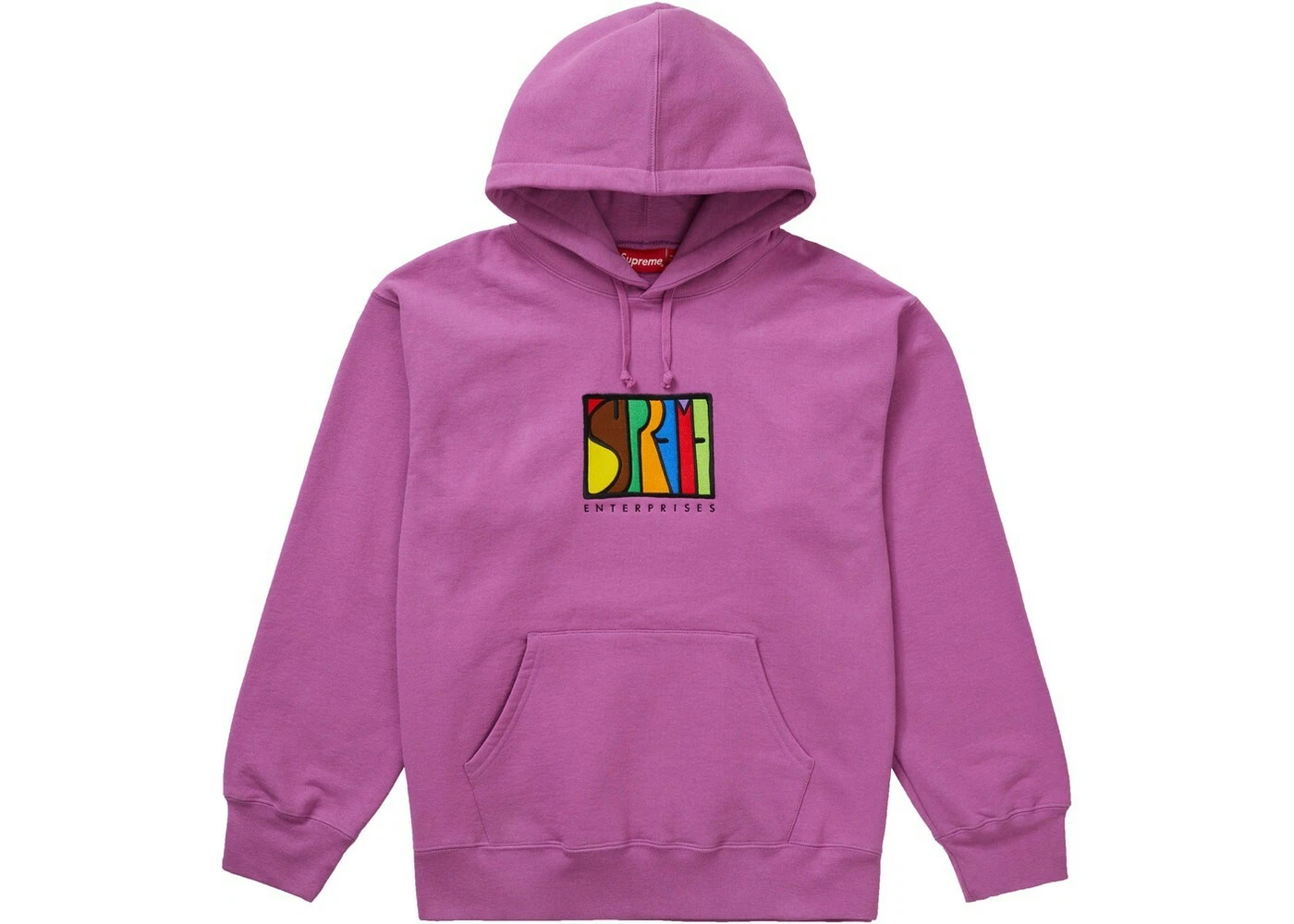 Sweats shirt à capuche Supreme Bright Purple Enterprises grand flambant neuf livraison gratuite