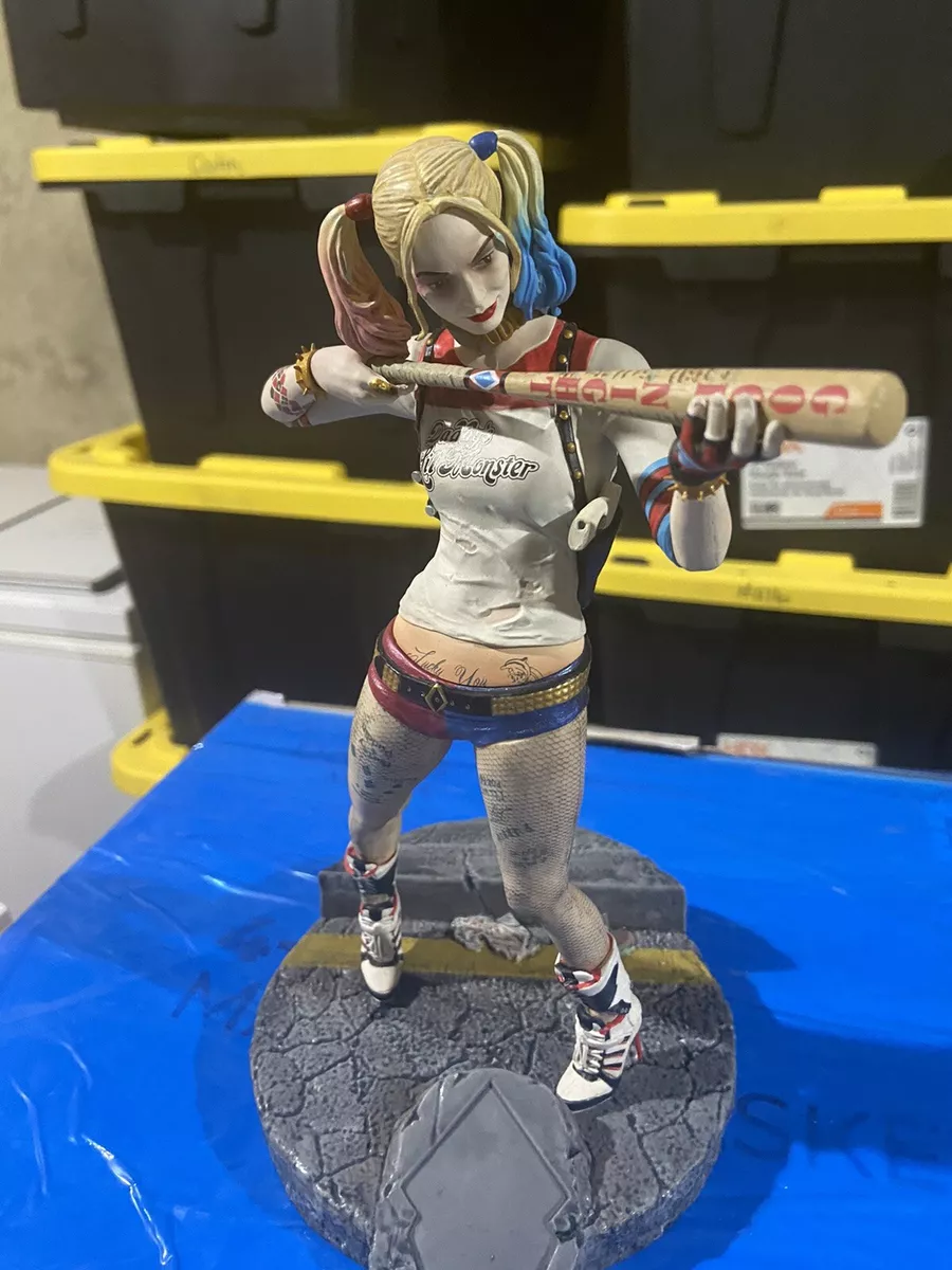 Suicide Squad 13 Inch Statue Figure - Movie Joker & Harley Quinn