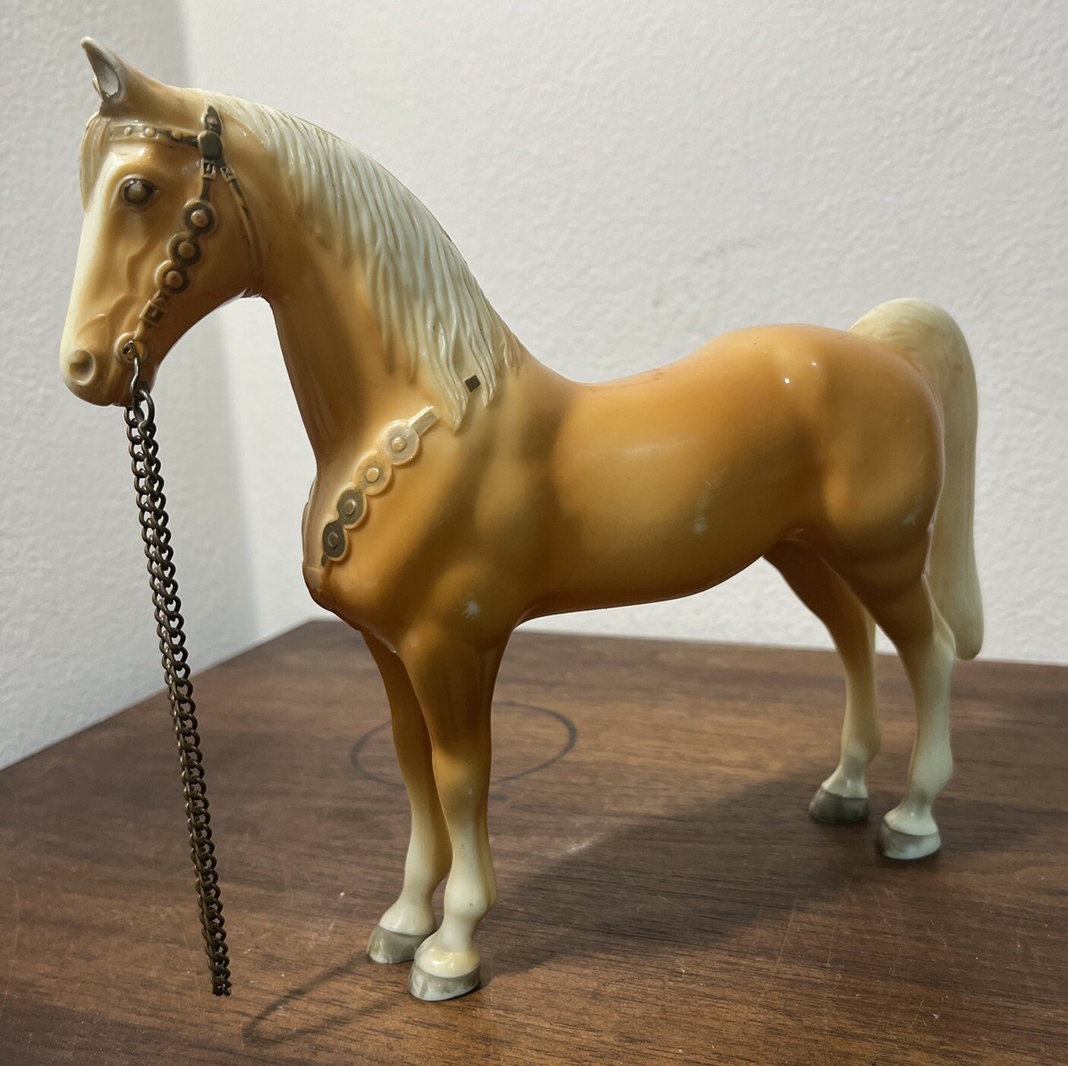 Vintage Plastic 7” Tall Breyer Roy Rogers 'Trigger' Palomino Horse