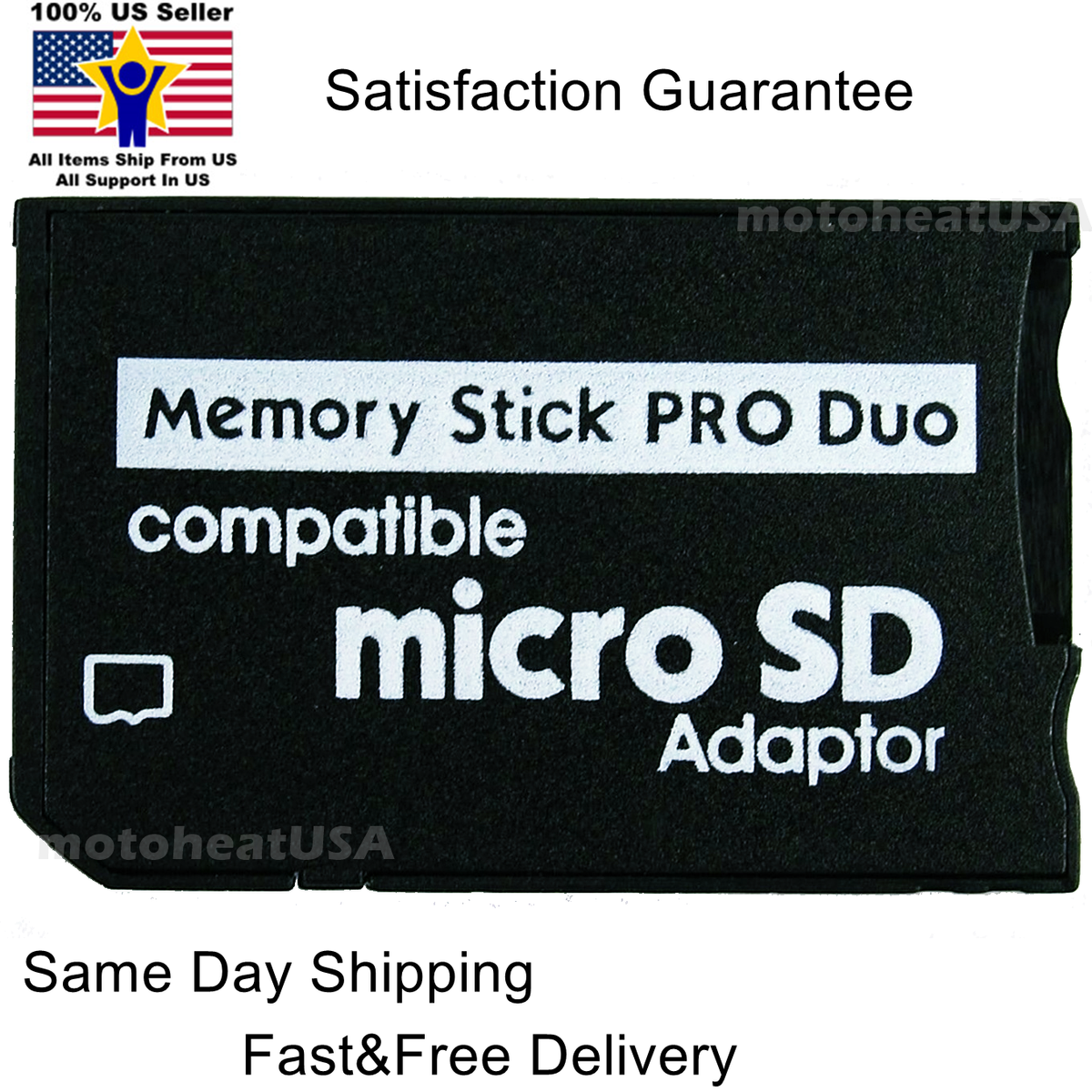 PSP メモリースティック Adapter for Micro SD SDHC TF Card to Memory Stick MS Pro Duo PSP