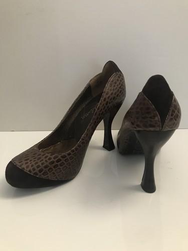 Sam Edelman Womens Brown Snake Print Pumps Size 8 - Picture 8 of 8
