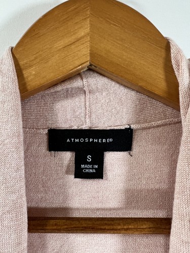 Atmosphere Womens Open Cardigan Sweater Pink Size Small - Picture 3 of 5
