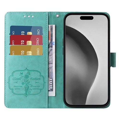 For iPhone 15 Pro Max 16 Plus 12 13 Mini 11 14 XR Leather Flip Wallet Phone Case - Picture 3 of 20
