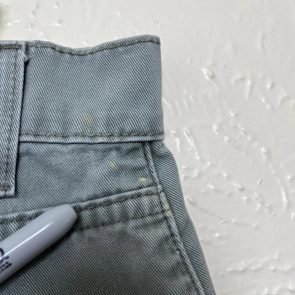 Levis Silvertab 牛仔裤男式 34x34 绿色宽松复古 90 年代滑板 — 第 3/4 张图片