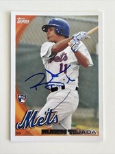 Ruben Tejada Autographed 2010 Topps Card #416 In Person M925