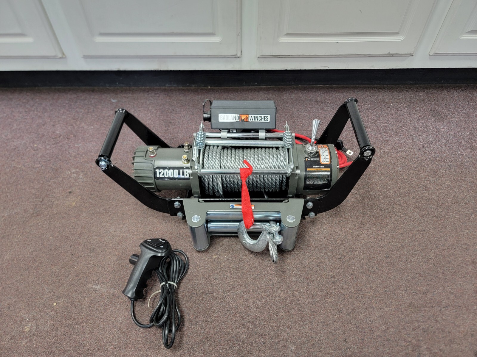 Badland 12,000lbs 12V DC Electric Winch, w Remote, 61256, Local Pickup