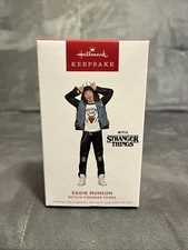 New Hallmark 2024 Netflix Stranger Things Eddie Munson Keepsake Ornament