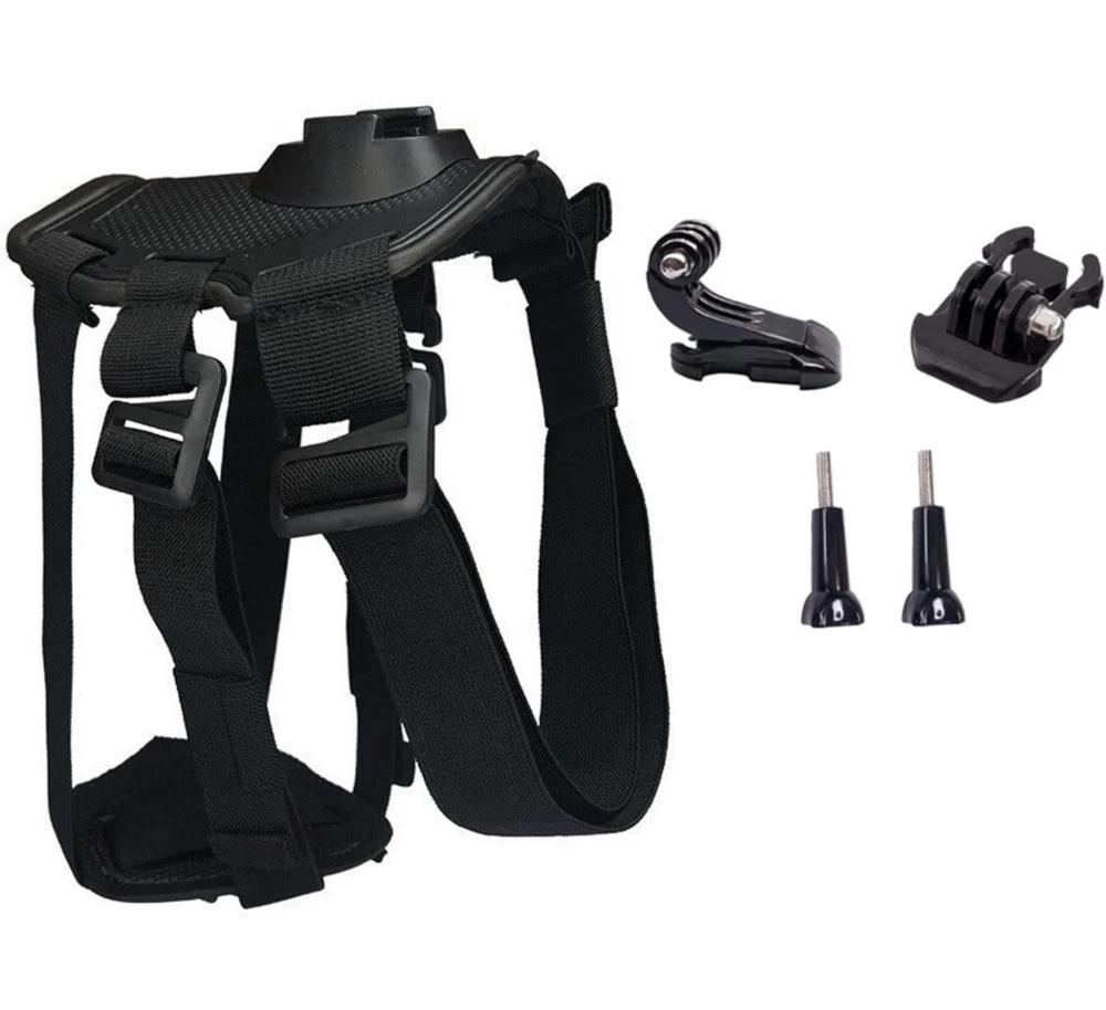 GoPro Dog Harness Mount Adjustable Fit for All Hero Models Black