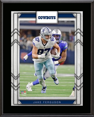Jake Ferguson Dallas Cowboys 10.5'' x 13'' Sublimated Player Plaque