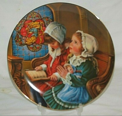 Reco Childhood Almanac Giving Thanks November Plate Collection Coa Sandra  Kuck | Ebay